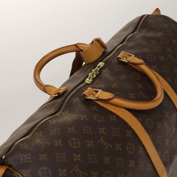 LOUIS VUITTON Monogram Keepall 60 Boston Bag M41422 LV Auth 140024 - Picture 6 of 16